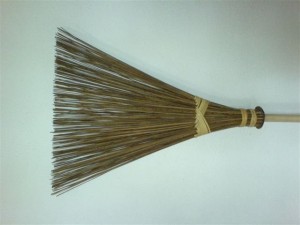 broom clean the areas where you walk