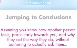 STOP GETTING IN YOUR OWN WAY