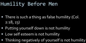 not-humility