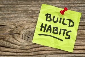 build the habit first