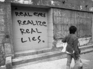 real eyes see real lies