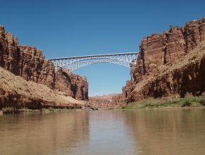 bridge from one side to the other of the Grand Canyon