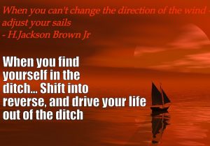 drive your life out of the ditch