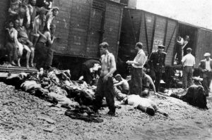 Jews: not many survived the journey in cattle carts to the concentration camps
