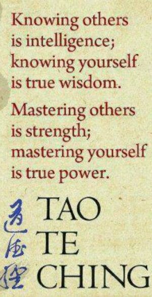 knowing yourself is wisdom