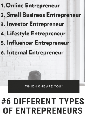6 types of entrepreneurs