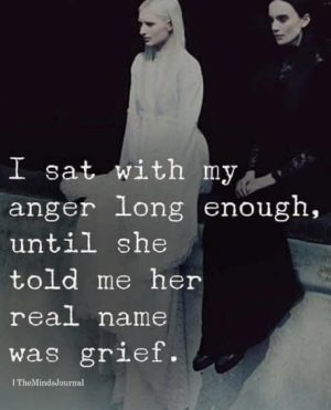 from anger to grief