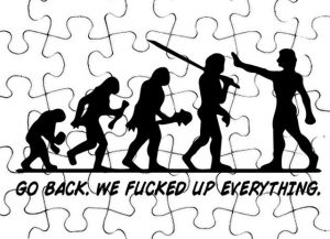 how evolution got messed up... wrong puzzle pieces