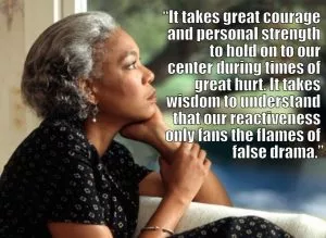 reactiveness, false drama