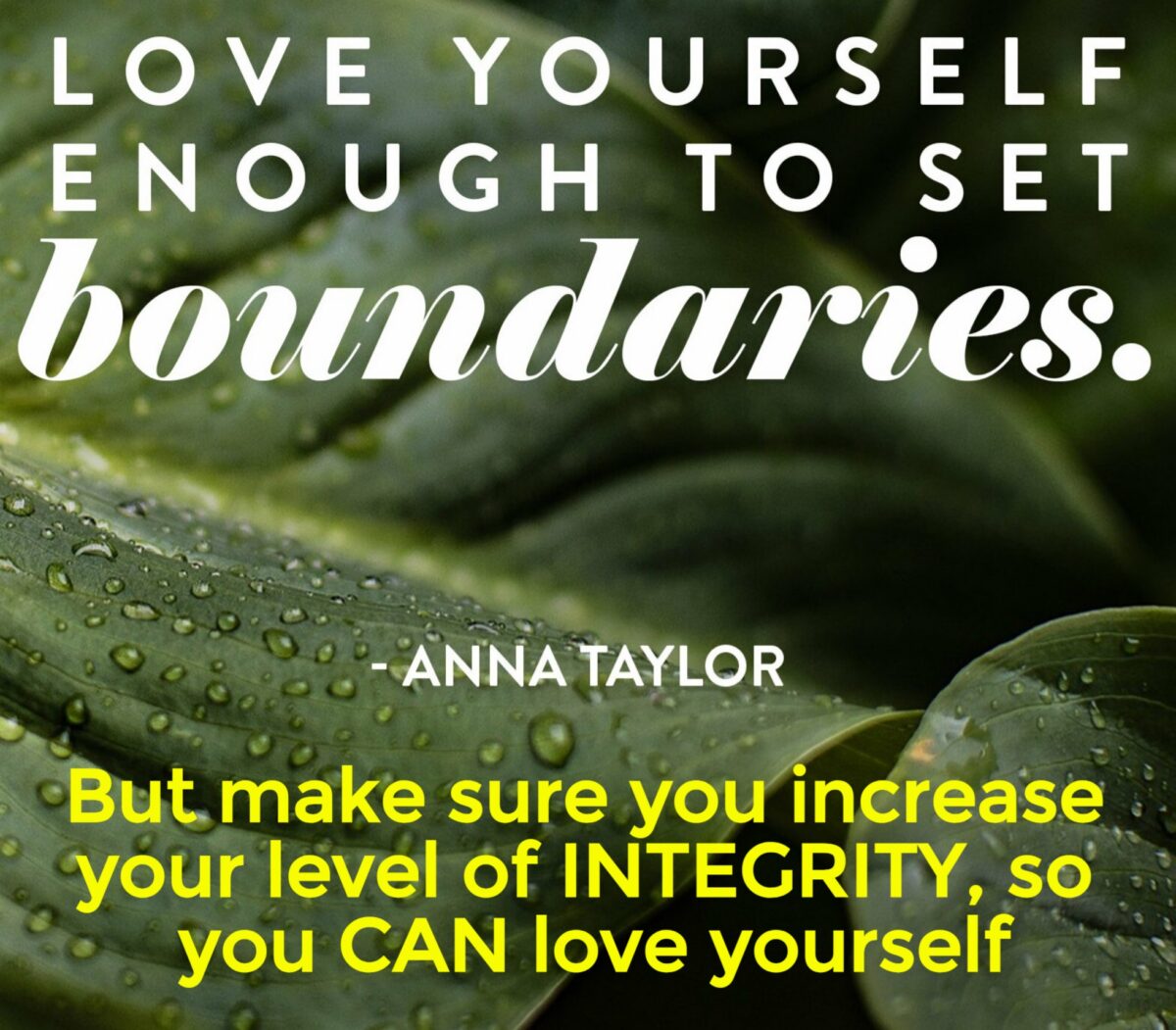 Do you have boundaries? Do you even NEED boundaries?