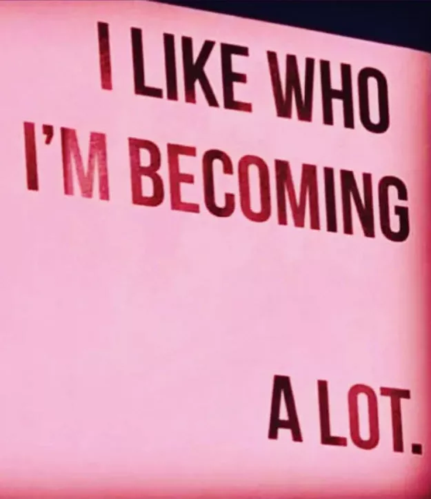 Becoming. A change of state through increase…