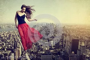 walking a thin line, tightrope dancing