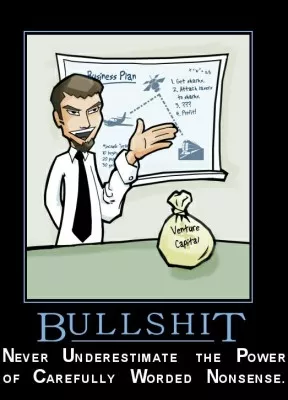 carefully worded bullshit passes for truth for the unscientific mind