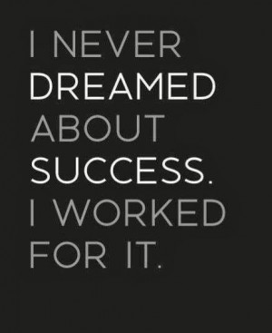 dreaming about vs making it happen