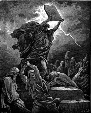 moses made up a whole story from an insight