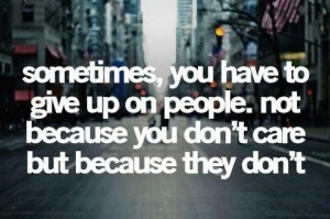 why should I care if you don't?