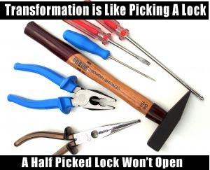 transformation is like picking a lock. here are our tools to raise your vibration