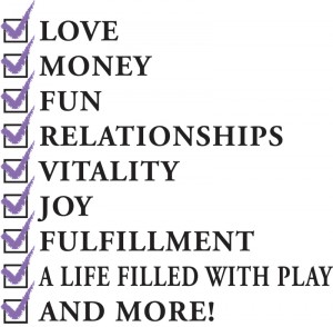 wholistic abundance checklist