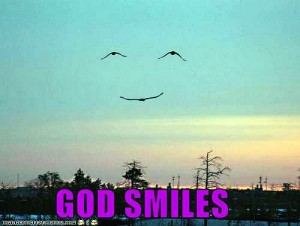 God-smiles
